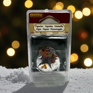 Vintage Lemax Chipmunks Christmas Village Figurine From 2003